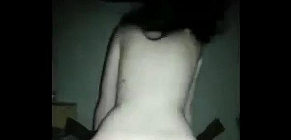  Slim white chick gets her tight cunt stretched by BBC